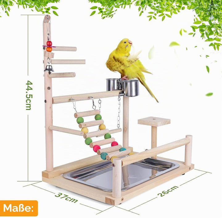 Bird Playground Wood, Parrot Playstand, Spielzeug, käfig, Spielplatz, Nymphensittich Spielzeug, Voge