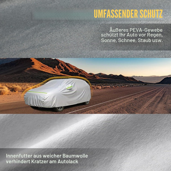 Favoto Autoabdeckung Autogarage Wasserdicht Sonnenschutz - UV-Schutz Staubdicht Kratzfest Kompatibel