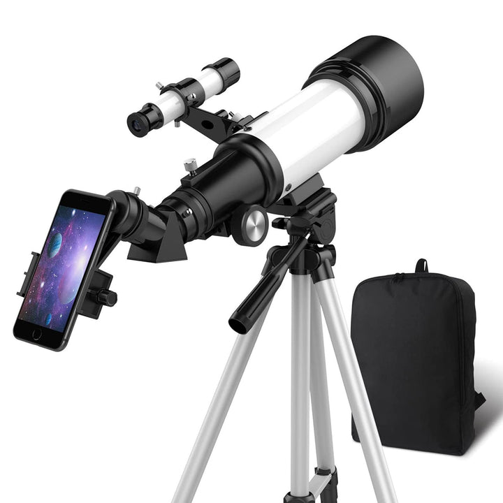 OYS Teleskop, Teleskop für Erwachsene und Kinder,70 mm Blende 400 mm Refraktor-Teleskop für Astronom