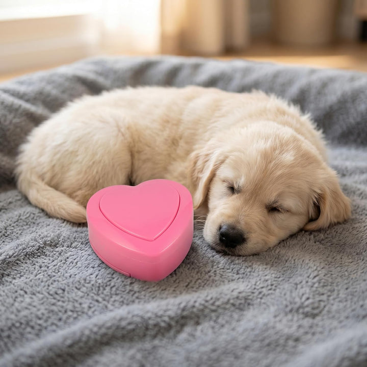 ibasenice Herzschlagsimulator für Stofftiere, batteriebetriebene, pulsierende Herzvibrationsbox zur