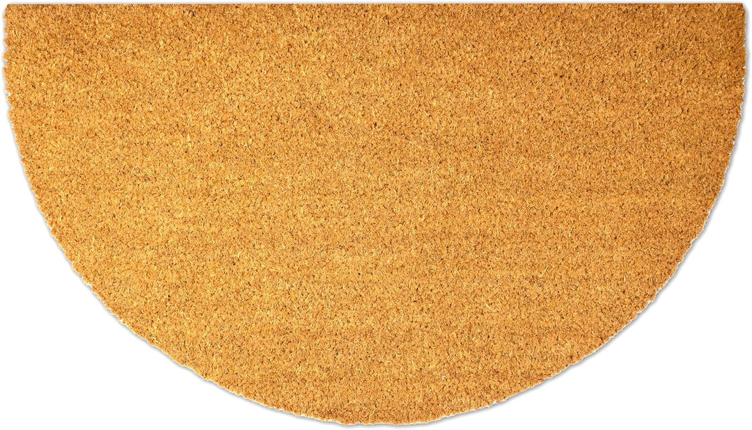 Fussmatte Kokos halbrund - Normal - 40x70 cm - Fussmatte Aussen und Innen - Fussmatten Haustür - Tür