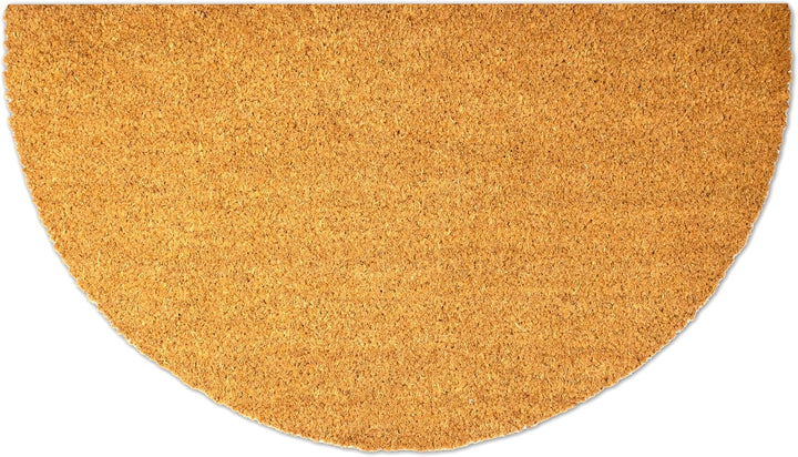 Fussmatte Kokos halbrund - Normal - 40x70 cm - Fussmatte Aussen und Innen - Fussmatten Haustür - Tür