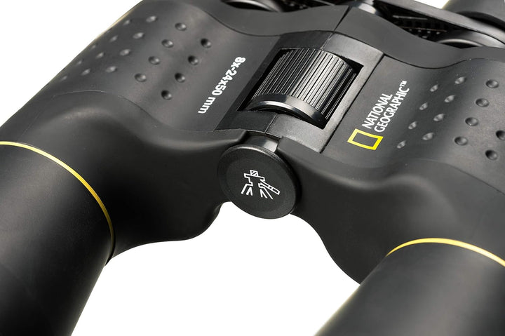 National Geographic Zoom Fernglas 8-24x50 mit Mitteltriebfokussierung und robuster Gummiarmierung in