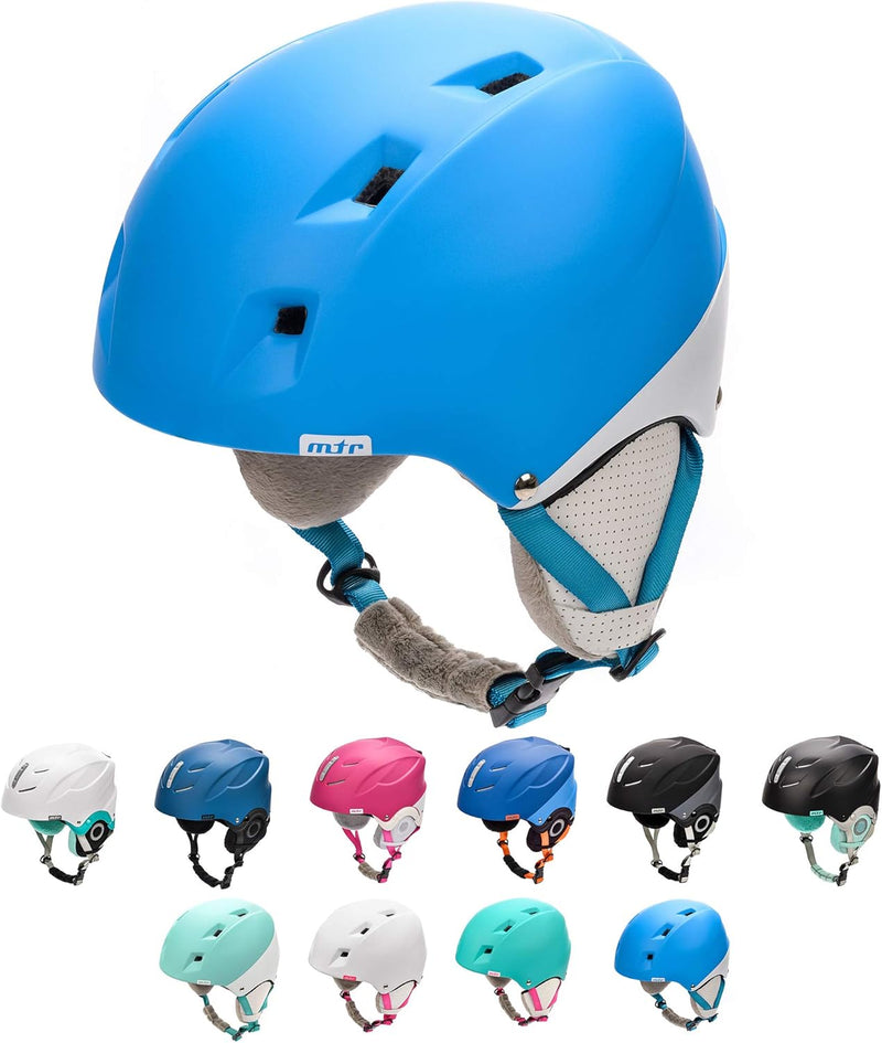 meteor Skihelm Kinder Snowboard Helm Herren Ski Helmet fur Mädchen Snowboardhelm Leichter Jungen Ski