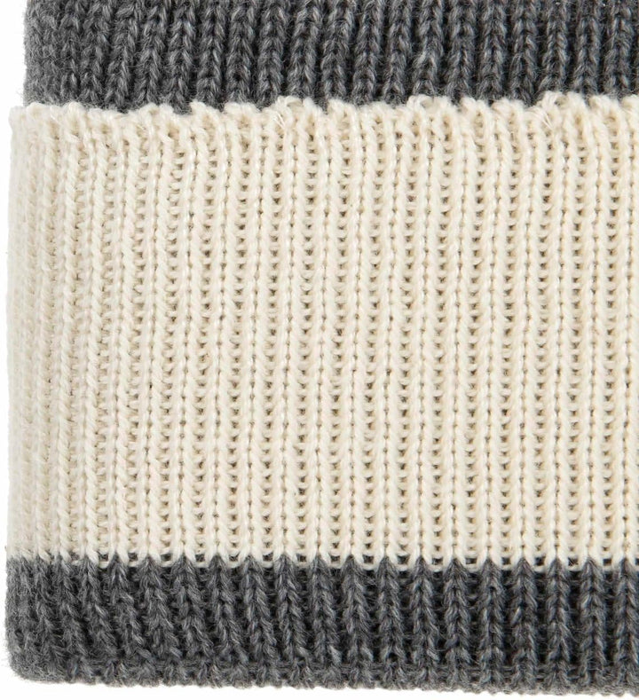 LIERYS Mono Stirnband Damen/Herren 8 cm breit - Made in Germany - dreilagiges Strickband gefüttert m