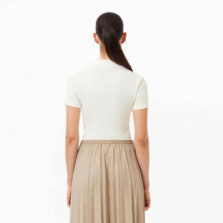 Lacoste - Damen Polo Kurzarm 38 Blume, 38 Blume