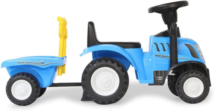 JAMARA 460355 Rutscher New Holland T7 Traktor – ab 12 Monate, Sitzhöhe 270 mm, Kippschutz, originalg