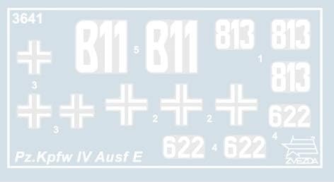 ZVEZDA 500783641 - 1:35 Panzer IV Ausf.E (Sd.Kfz.161) Germ., Modellbau, Bausatz, Standmodellbau, Hob