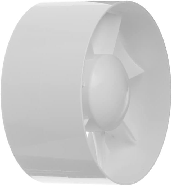EUROPLAST Ø 150mm Rohrventilator mit Timer - Rohrlüfter Kanallüfter Nachlauf