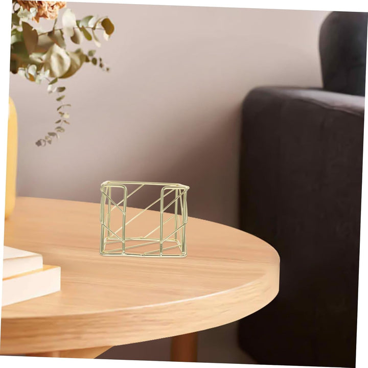 SOLUSTRE Notizzettelbox aus Eisen mit Langlebigem Material und Grosse Kapazität Hohles Design für Sc