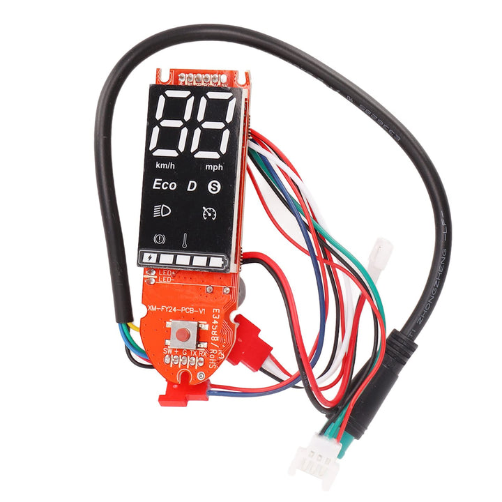 Vikye Elektroroller-Armaturenbrett, Wasserdichter Metall-Elektroroller-Ersatz-Platine für Fahrten Im