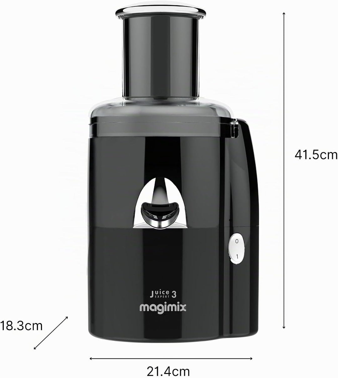 Magimix 18081EB Juice Expert 3 Multifuntionsentsafter, Kunststoff, schwarz