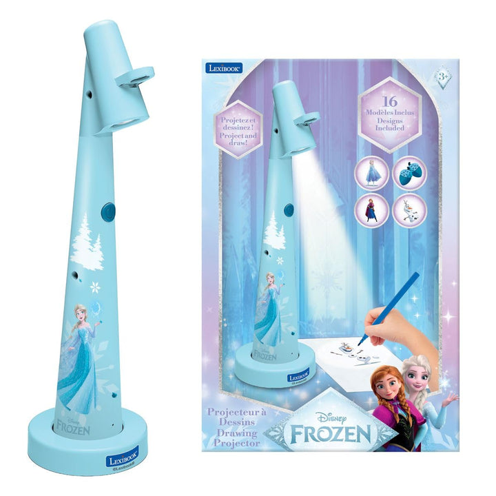 Lexibook, Disney Die Eiskönigin, Zeichenprojektor, Blau Weiss, CRP10FZ, Die Eiskönigin
