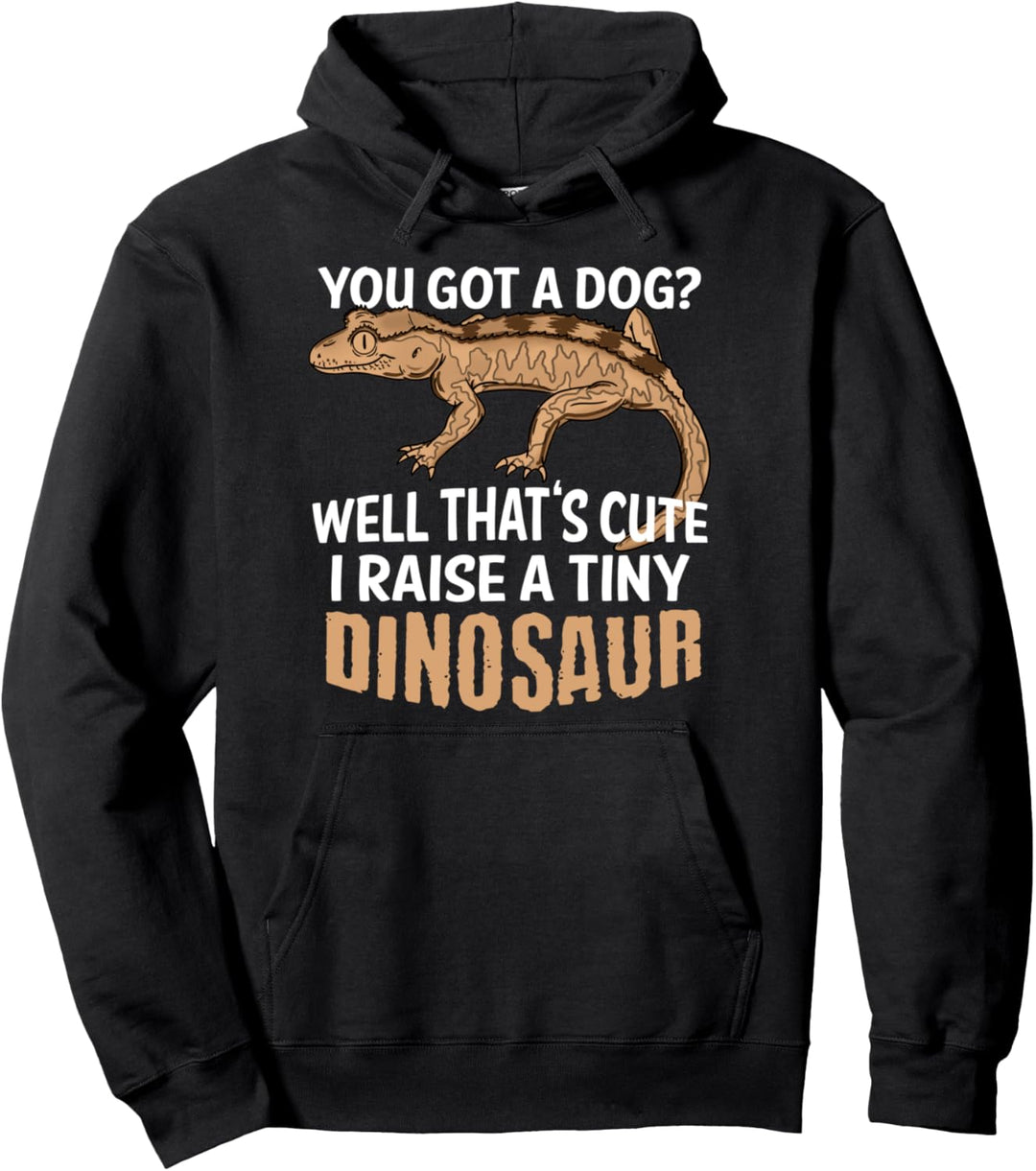 Kronengecko Eidechse Reptil Herpetologist Pullover Hoodie
