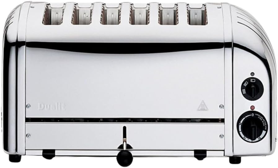 DUALIT Vario Toaster - 6 Scheiben Toaster poliert