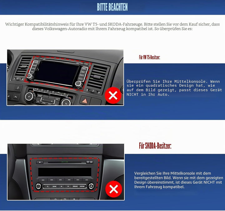 SIXWIN 8-Core 4+64G Android 15 Autoradio für VW Golf 5 6 Touran Polo mit Carplay/Android Auto/DSP, 7