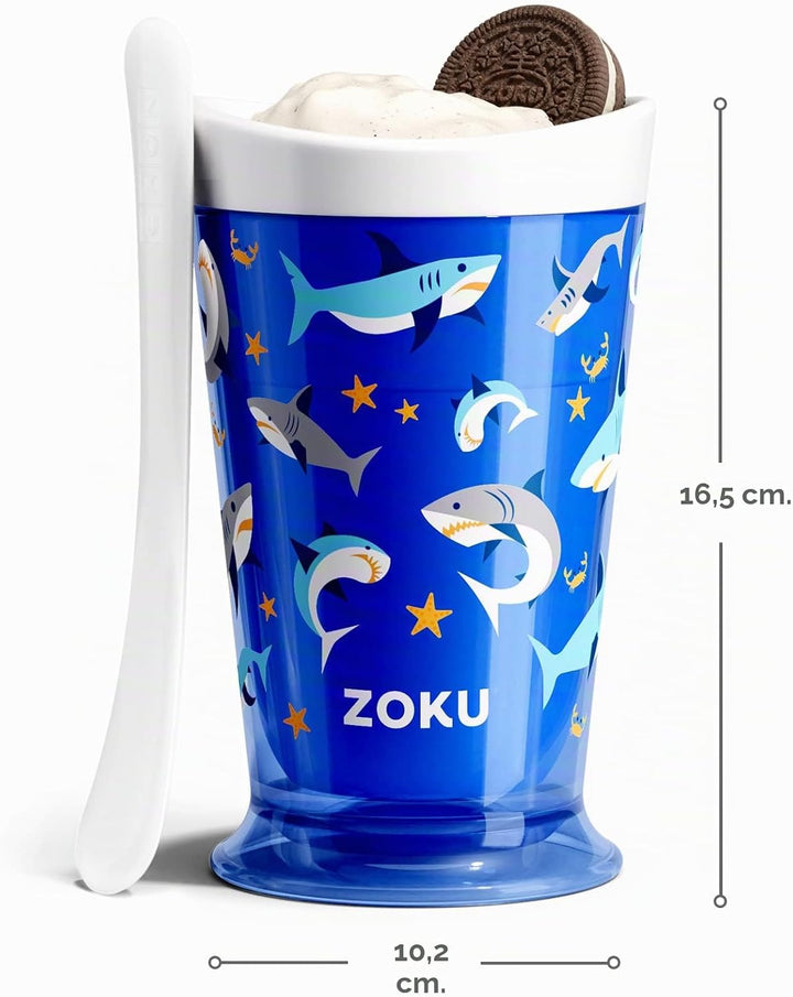 ZOKU Original Slush and Shake Maker - Slushy Cup für Einzelportions-Slushies, Frucht-Smoothies und M