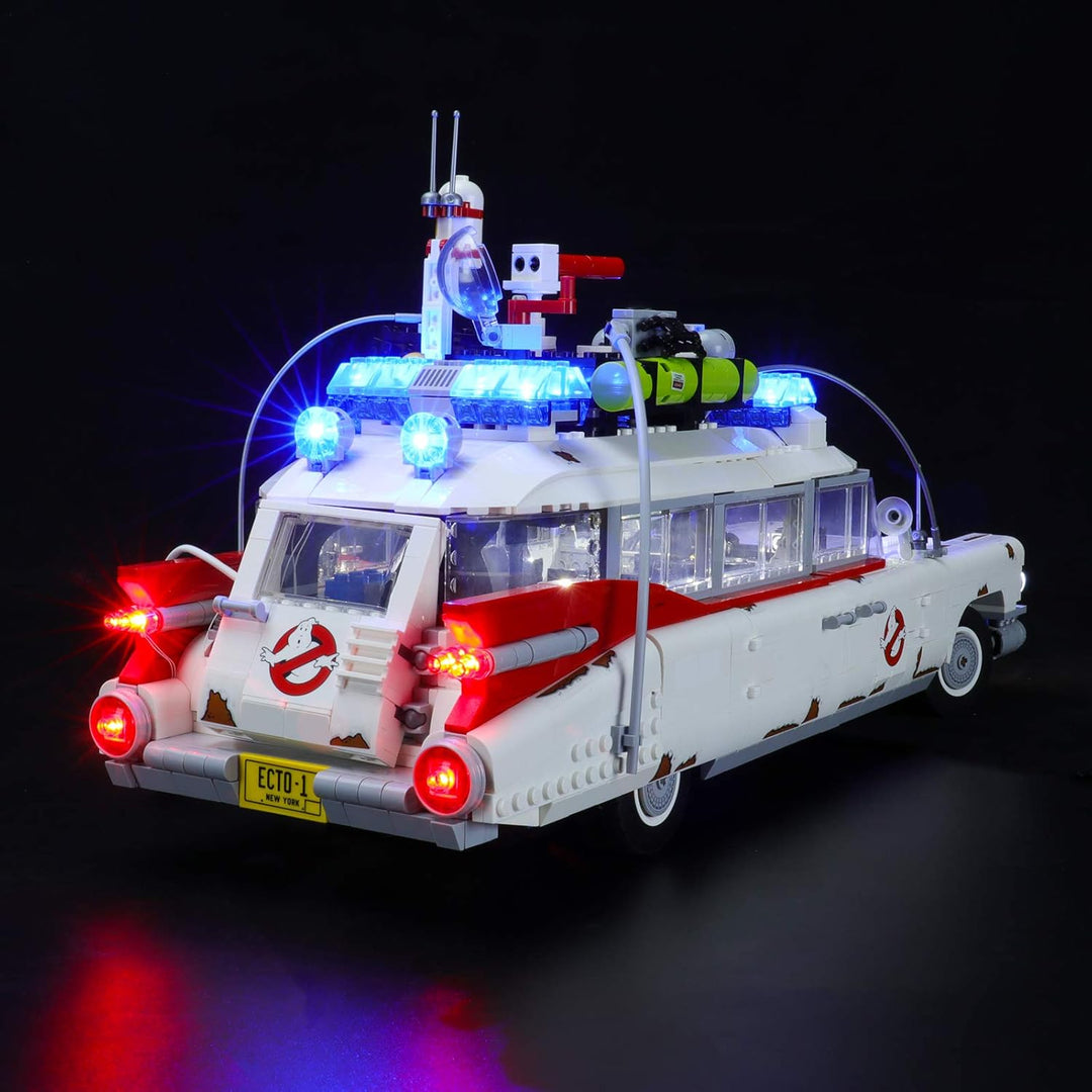 YEABRICKS LED Licht für Lego-10274 Creator Expert Ghostbusters ECTO-1 Bausteine Modell (Lego Set Nic