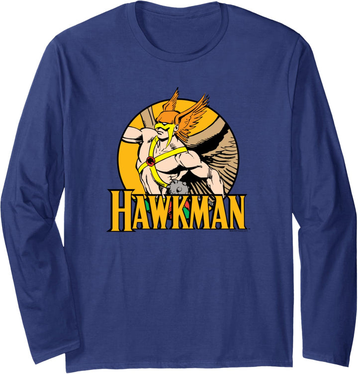 Justice League Hawkman Circle Langarmshirt