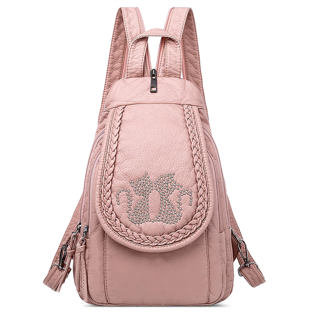DIRRONA Rucksack Damen Beiläufig Kleine Brusttasche für Damen Multifunktionale Reise Wasserdicht Sch