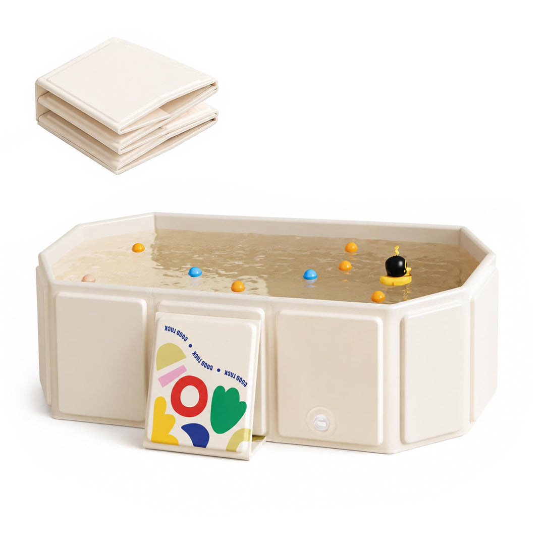 Faltbare Badewanne für Kinder, Tragbare Badewanne, Grosse Kleinkindbadewanne, Tragbares Duschbecken,