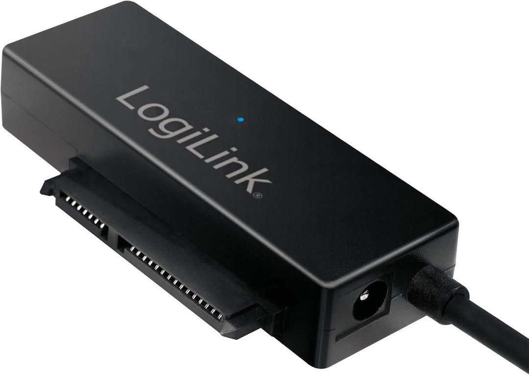 LogiLink AU0050 USB 3.0 auf SATA 3G/6G Adapter mit an/aus Schalter Schwarz