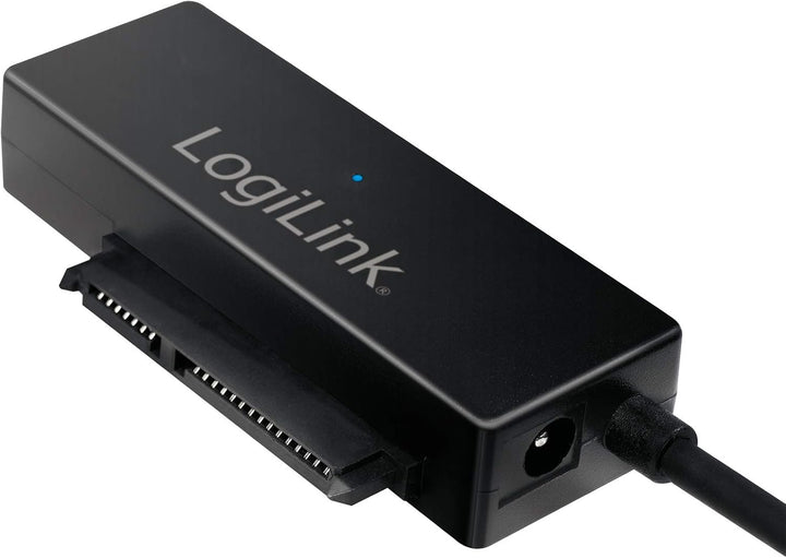 LogiLink AU0050 USB 3.0 auf SATA 3G/6G Adapter mit an/aus Schalter Schwarz