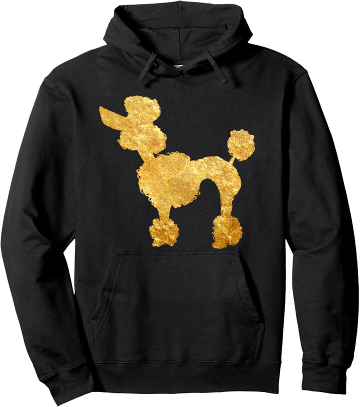 Standard-Pudel, niedlicher Welpen-Grafik, Haustier, Mutter, Vater, Kinder, Mädchen Pullover Hoodie
