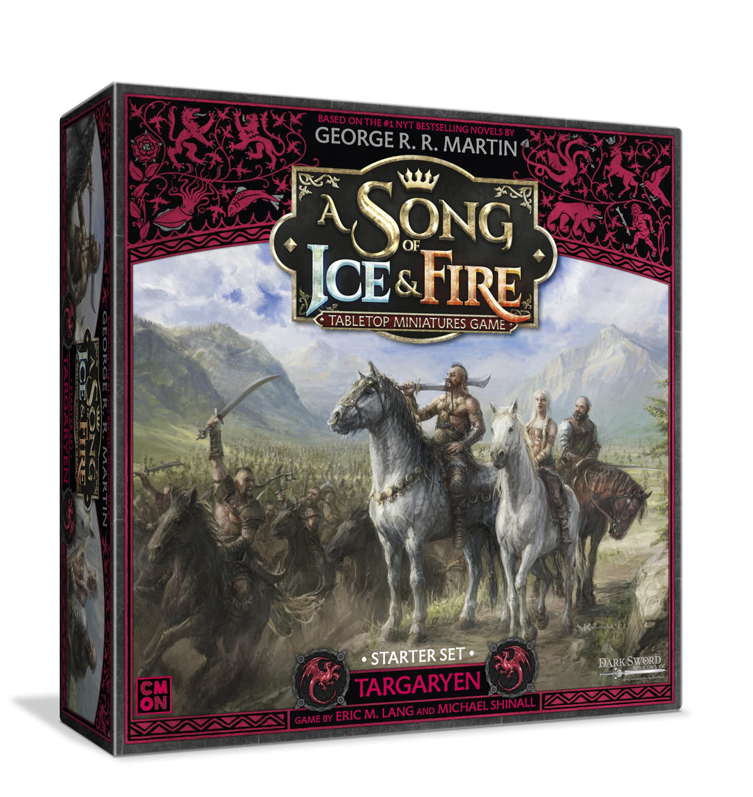 Cool Mini or Not - A Song of Ice and Fire: Targaryen Starter Set Core Box - Miniature Game Starter S