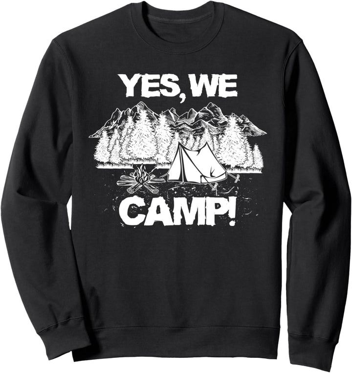 Yes we camp - Camper Campingbus Wohnmobil Camping Sweatshirt