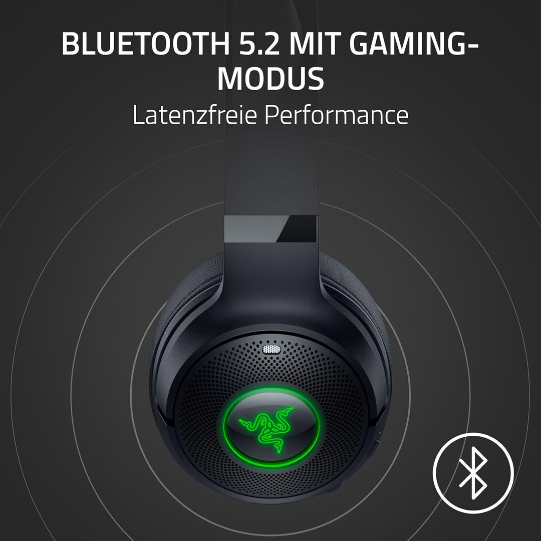 Razer Kraken Kitty V2 BT - Kabelloses Bluetooth RGB Headset mit Kitty Ears für Gaming und Streaming