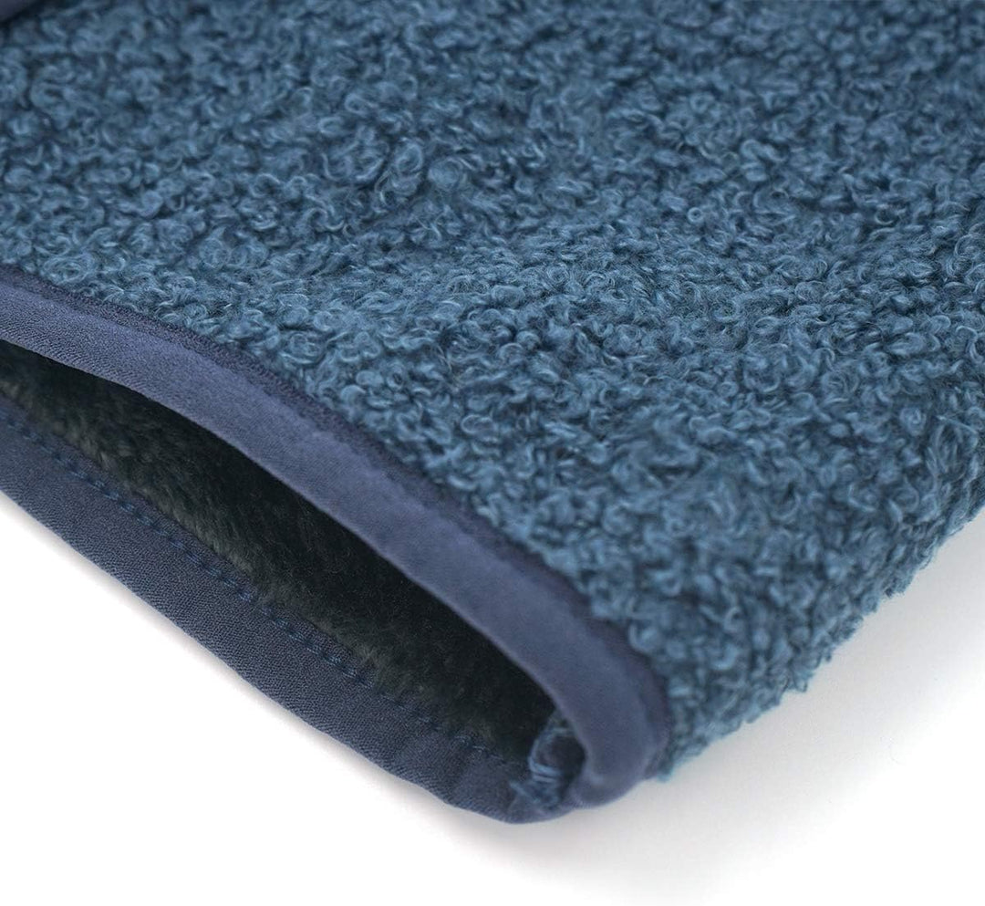 Happy Cherry Jungen Mädchen Fleece-Weste Flauschig Atmungsaktive Outdoor 120 Blau-bb, 120 Blau-bb