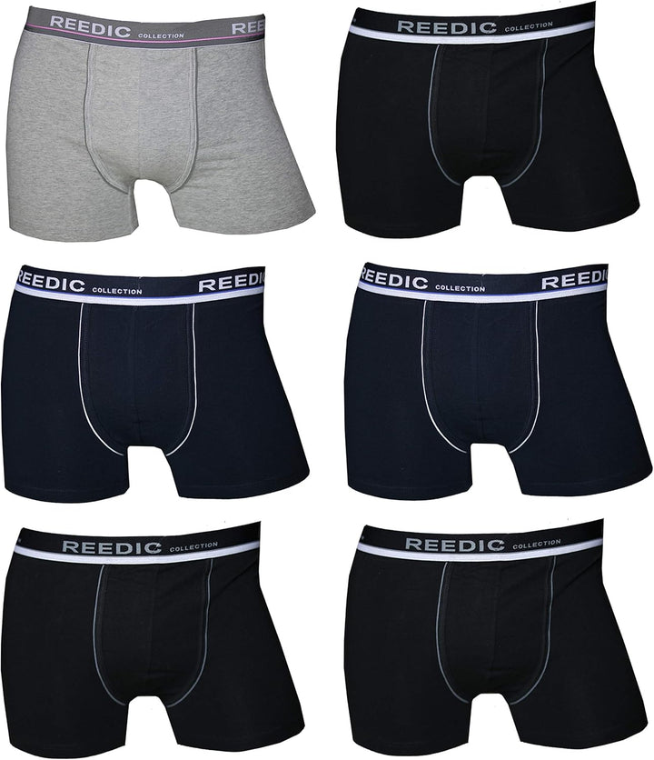 Reedic Herren Boxershorts Baumwolle 5er Pack M Je 5x Surprise Color Mix, M Je 5x Surprise Color Mix