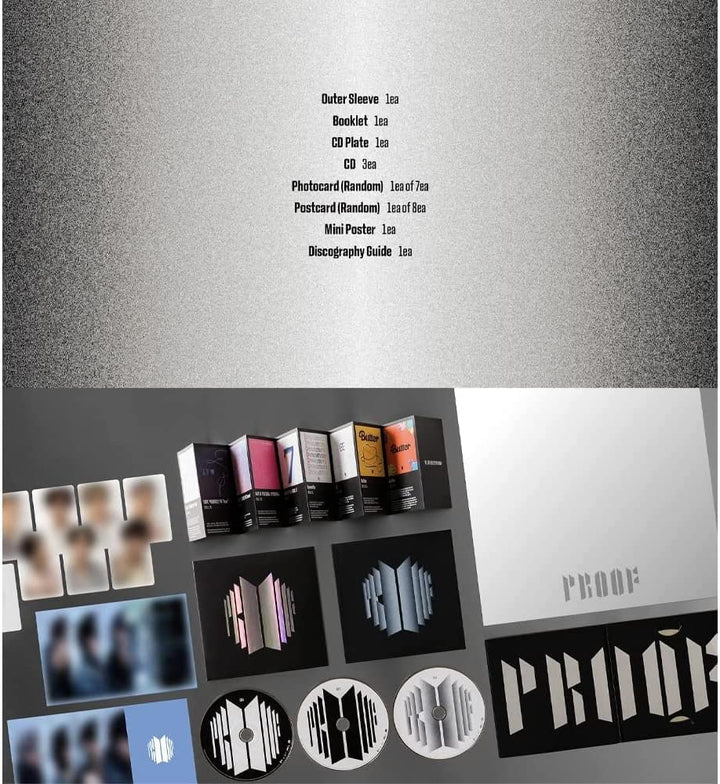 DREAMUS BTS - Proof Album Compact Edition Album + Geschenk (dekorative Aufkleber, Fotokarten)