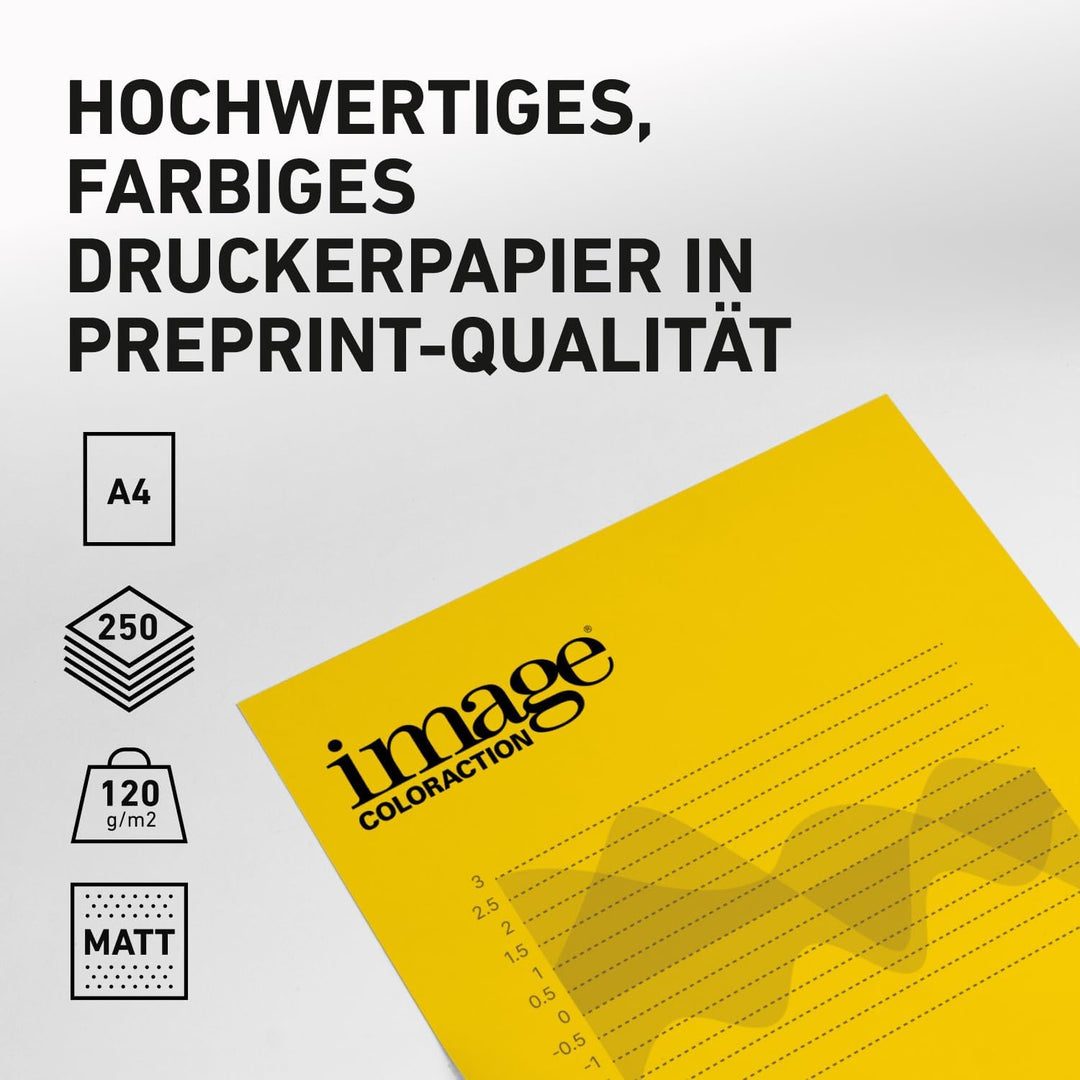 Image Coloraction Sevilla - farbiges Kopierpapier - DIN A4, 210 x 297 mm, 120 g/m² - buntes, holzfre