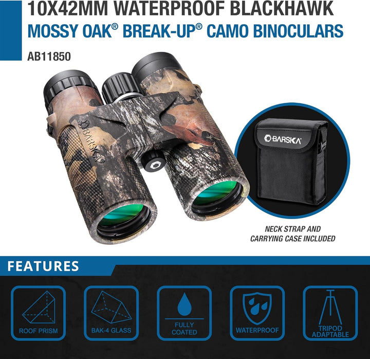 Barska Blackhawk Fernglas, 10 x 42 cm, Mooseiche 2001216-SSI Schwarz, 2001216-SSI Schwarz