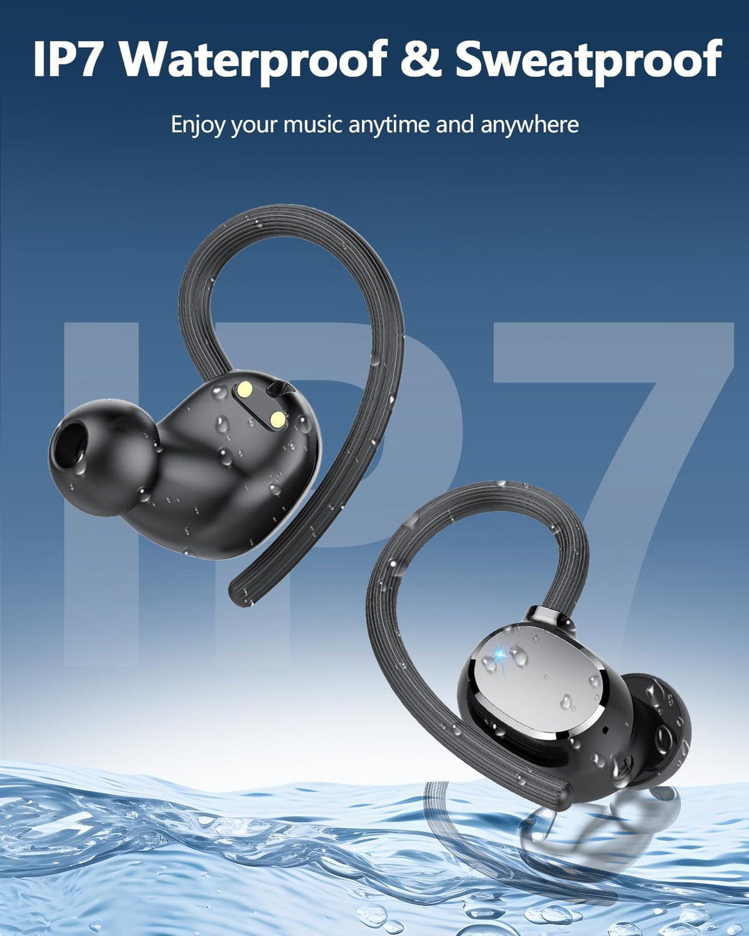 Bluetooth Kopfhörer, Kopfhörer Kabellos Bluetooth 5.4, 128 Std Spielzeit Kabellose Kopfhörer mit 4 E