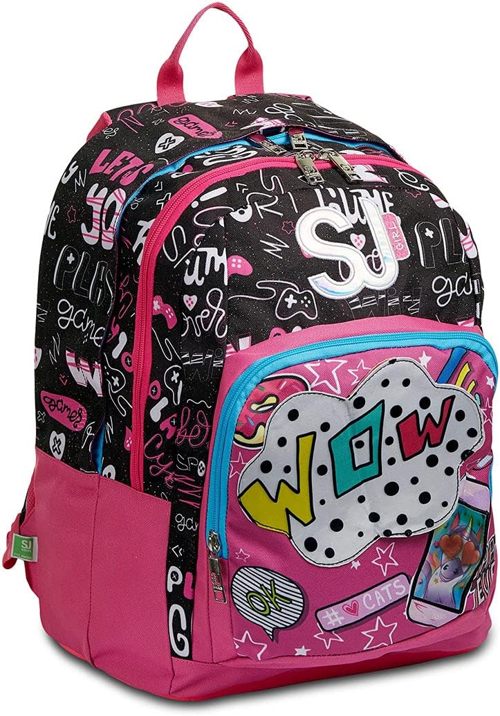 SJ Gang Seven Rucksack ADVANCED - DREAM & DO GIRL, Taglia unica, American, Rot