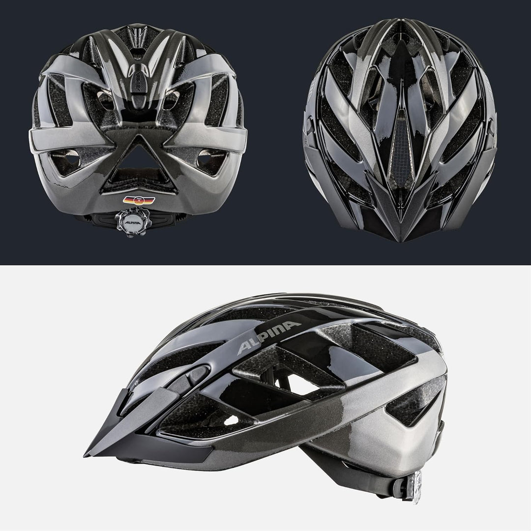ALPINA PANOMA 2.0 L.E. - Reflektierender & Optimal Belüfteter Fahrradhelm Mit Fliegennetz & Nachrüst