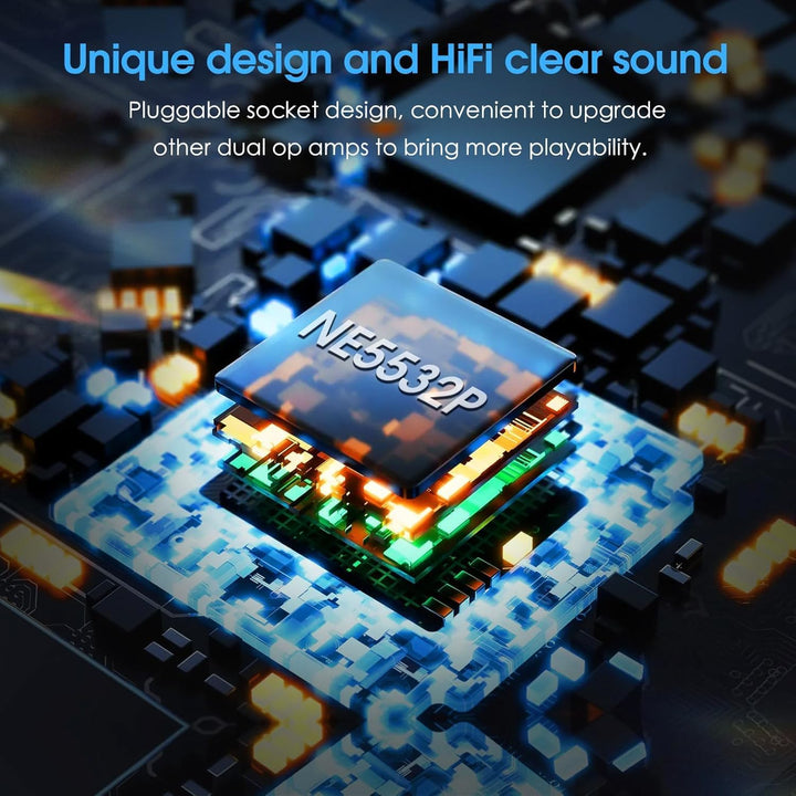 Nobsound Mini Stereo Line Level Booster Verstärker Audio Vorverstärker 20dB Verstärkung + Lautstärke