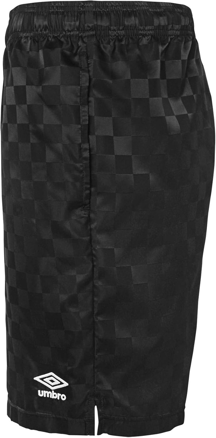 UMBRO Herren Schachbrettmuster Kurz Black/White 1 S, S Black Beauty/White