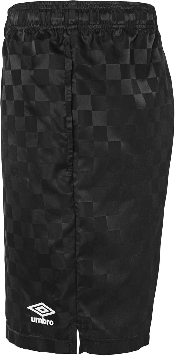 UMBRO Herren Schachbrettmuster Kurz Black/White 1 S, S Black Beauty/White