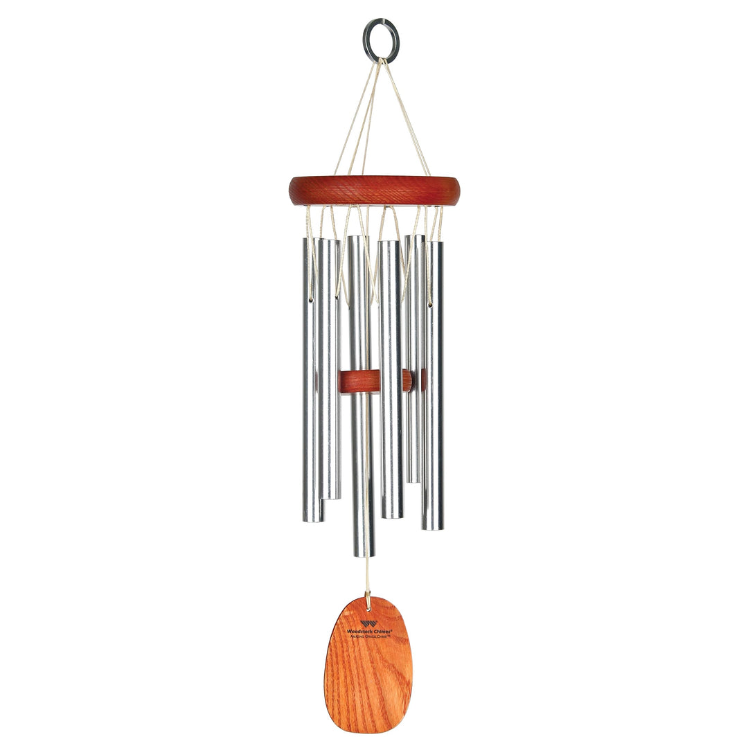 Woodstock Windspiel Amazing Grace, Silber, 40,6 cm 40,6 cm Single, 40,6 cm Single