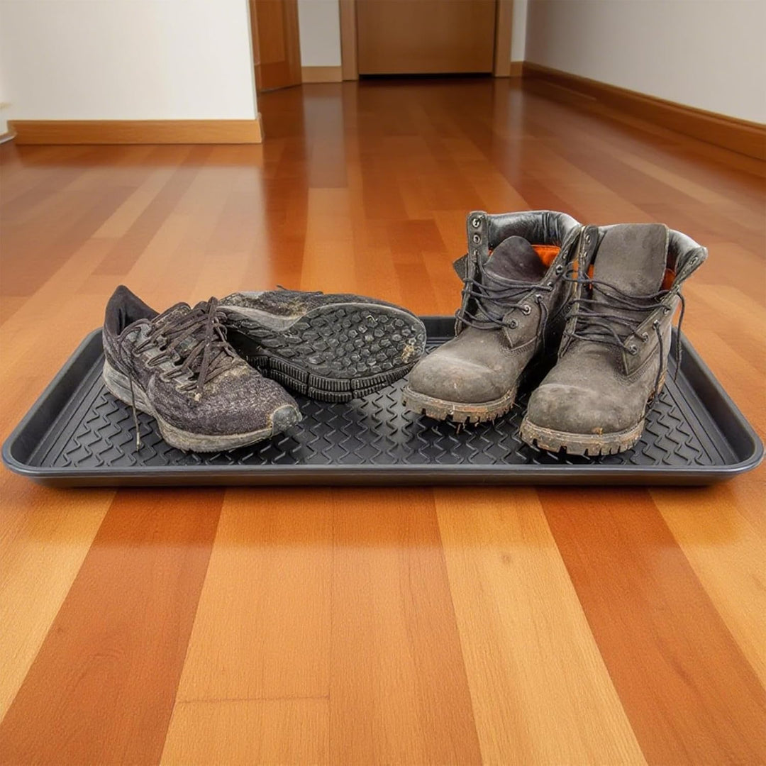 3 Stück Schuhabtropfschale Schuhmatte Ablage,Schuhablage Schuhabtropfschale,Schuhwanne 76x38x3cm Mit