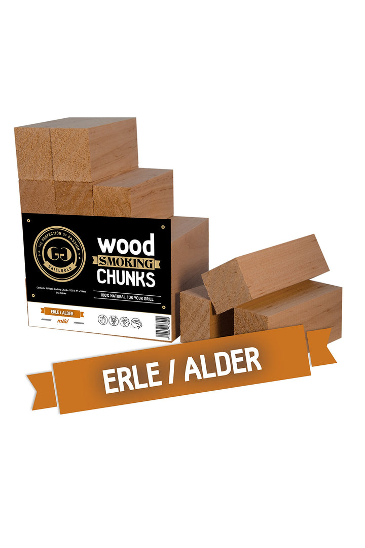 Grillgold Räucherholz 16 Wood Smoking Chunks Erle