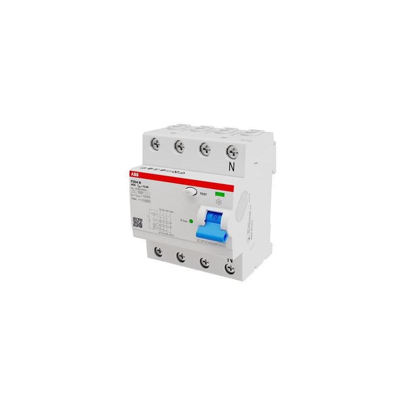 FI-Schutzschalter TypB 4P 40A,300mA,3kA,4TE F204B-40/0,3-4TE