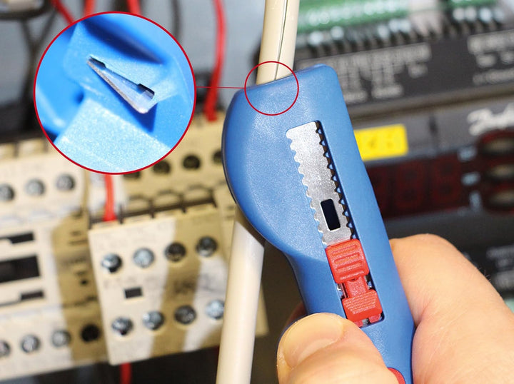 WEICON TOOLS Quadro-Entmanteler No. 16 6er Set | 4-in-1 Abisolierer von 8,0 - 13,0 mm Kabel, 6er Set