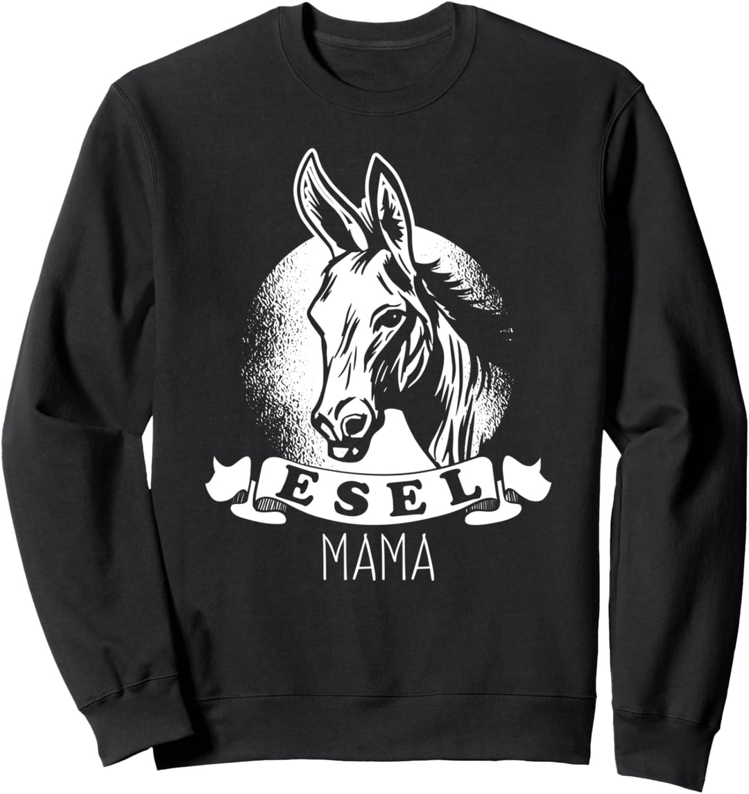Vintage Esel Mama I Maultier I Muli I Donkey Sweatshirt