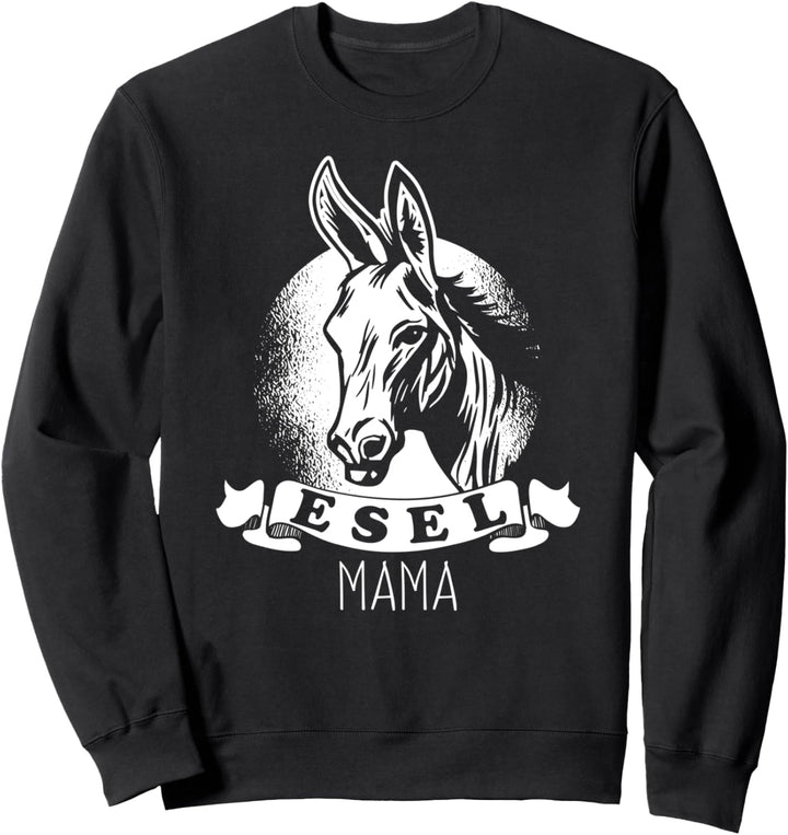Vintage Esel Mama I Maultier I Muli I Donkey Sweatshirt