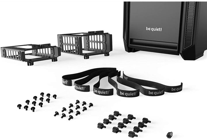 be quiet! Silent Base 601 Black PC-Gehäuse, 2X Pure Wings 2 140mm Lüfter, bis 360mm Radiator, E-ATX